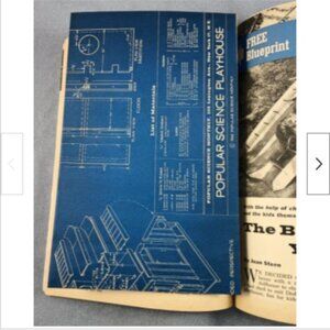 Popular Science Magazine July 1960 Plans Backyard Wood Playhouse Gym^Go Cart etc